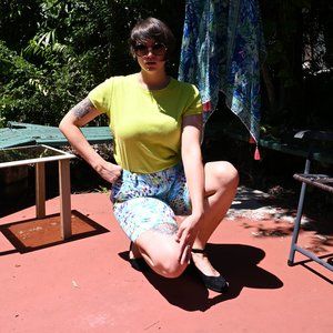 Lilly Pulitzer Vintage Chartreuse Tee Shirt - XL